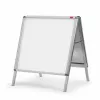 Nobo Essence A2 A-frame stoepbord, zilver, aluminium, 485 mm, 850 mm