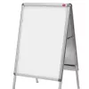 Nobo Essence A2 A-frame stoepbord, zilver, aluminium, 485 mm, 850 mm