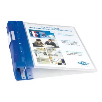 WEDO ERGOGRIP A4 presentatieringband ICE, 56 mm, ijsblauw, 58 28003