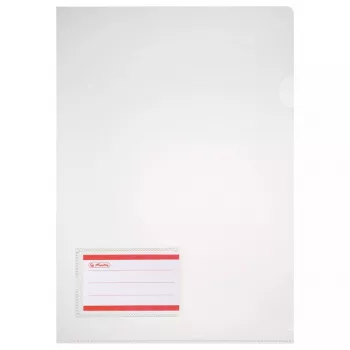 Map Herlitz 10913804 polypropyleen (PP) transparant A4