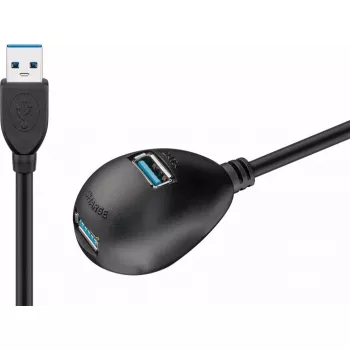USB 3.0-verlengkabel Goobay 95918 zwart