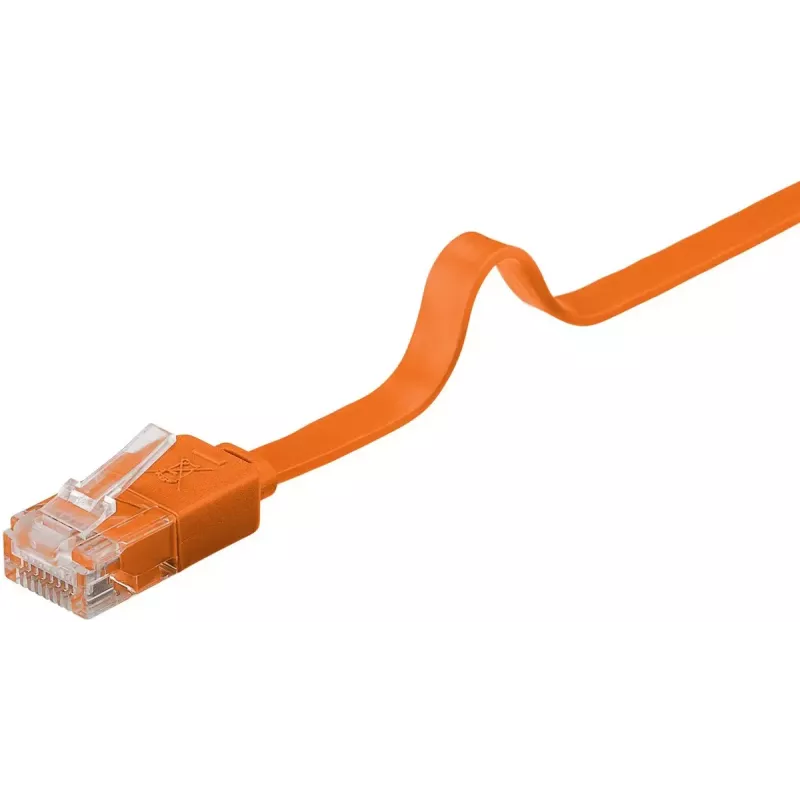 Platte patchkabel Goobay CAT 6 U/UTP oranje 1,5 m