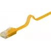 Wentronic RJ-45 CAT6 2m patchkabel, stekker/stekker, U/UTP, geel (96414)