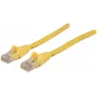 Intellinet netwerk-patchkabel, Cat6, 20 m, geel, CCA, U/UTP, PVC, RJ45, vergulde contacten, knikbescherming, gespoten knikbescherming, levenslange garantie