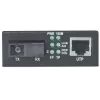 Intellinet 510547 Fast Ethernet WDM bidirectionele mediaconverter, 10/100Base-TX naar 100Base-FX (SC) singlemode, 20 km (12,4 mi), Rx1550/Tx1310 nm