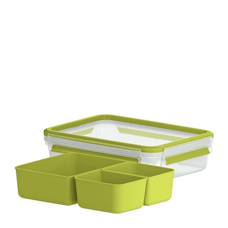 EMSA 518100 bewaarbox voor levensmiddelen rechthoekige box 1,2 L transparant 1 stuk