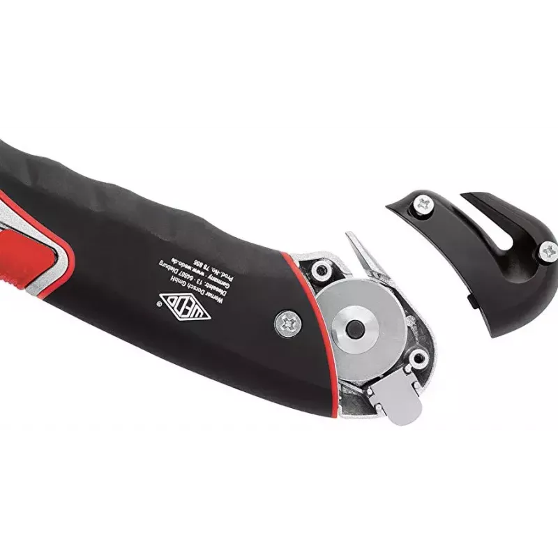 Cuttermes WEDO 78 855 zwart rood zilver