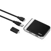 Hama 00054546 kaartlezer USB 3.2 Gen 1 (3.1 Gen 1) Type-A/Type-C zwart, zilver