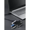 Hama 00054546 kaartlezer USB 3.2 Gen 1 (3.1 Gen 1) Type-A/Type-C zwart, zilver