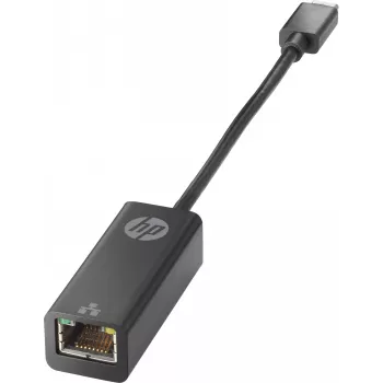 HP USB Type-C naar RJ45-adapter, USB Type-C, RJ-45, zwart, thuis, 245 mm, 110 mm