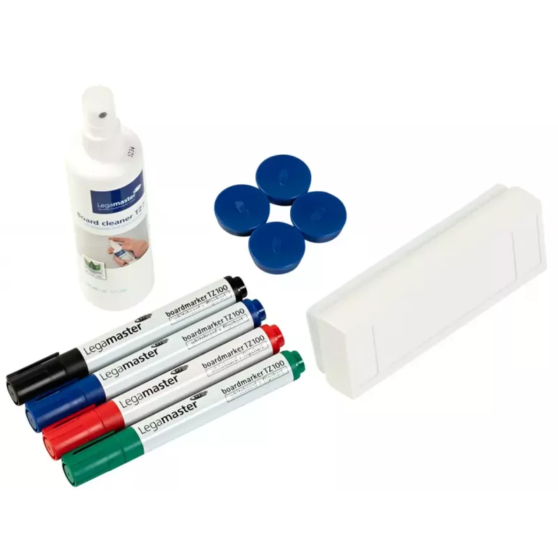 Legamaster BASIC 7-125100 accessoireset voor whiteboard, 10-delig, voor Legamaster UNIVERSAL, meerkleurig, 226×45×255 mm