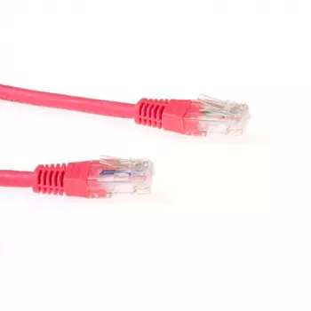 ACT rood 1,5 meter LSZH U/UTP CAT6-patchkabel met RJ45-stekkers