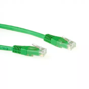 ACT groen 0,5 meter LSZH U/UTP CAT6-patchkabel met RJ45-stekkers