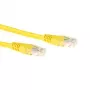 ACT geel 10 meter LSZH U/UTP CAT6-patchkabel met RJ45-stekkers