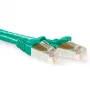 ACT groen 30 meter SFTP CAT6A patchkabel rastnasenvrij met RJ45-stekkers
