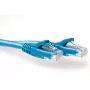 ACT blauwe 0,25 meter U/UTP CAT6A patchkabel, met rastnasbescherming en RJ45-stekkers