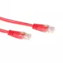 ACT rood 0,25 meter U/UTP CAT6-patchkabel met RJ45-stekkers