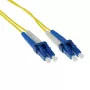 ACT 0,5 meter LSZH singlemode 9/125 OS2 glasvezel-patchkabel duplex met LC-stekkers