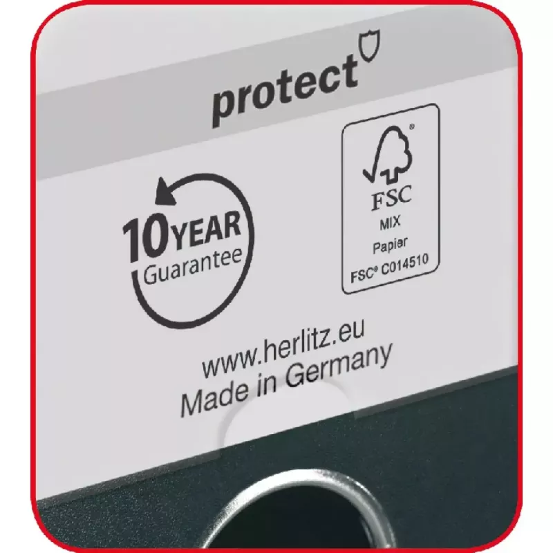 Ringband A4 Herlitz maX.file groen
