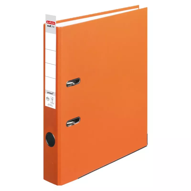 Herlitz maX.file ringband A4 oranje polypropyleen FSC