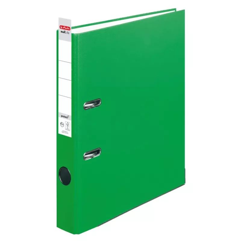 Herlitz maX.file protect ordner, rug 50 mm, A4, lichtgroen, PP