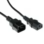 Netkabel C13 - C14 zwart 4 m ACT Powercord AK5149