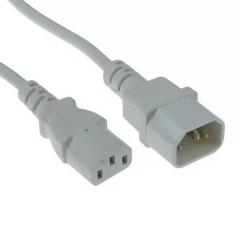 ACT Powercord C13 - C14 wit 1,8 m