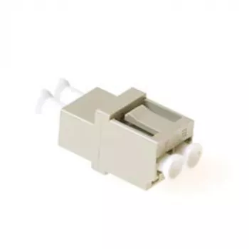 Glasvezel LC duplex adapter multimode OM2 vierkant ACT EA9002