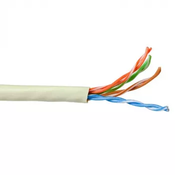 Patchkabel ACT CAT5E U/UTP Litze ivoor 100 m