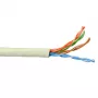 Patchkabel ACT CAT5E U/UTP Litze ivoor 100 m