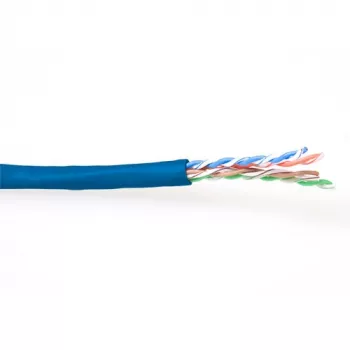 Patchkabel ACT CAT6 U/UTP Litze blauw 100 m