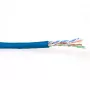 Patchkabel ACT CAT6 U/UTP Litze blauw 100 m