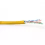 Patchkabel ACT CAT6 U/UTP Litze geel 100 m