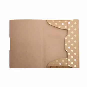 Conventionele archiefmap Herlitz Pure Glam karton goud A4