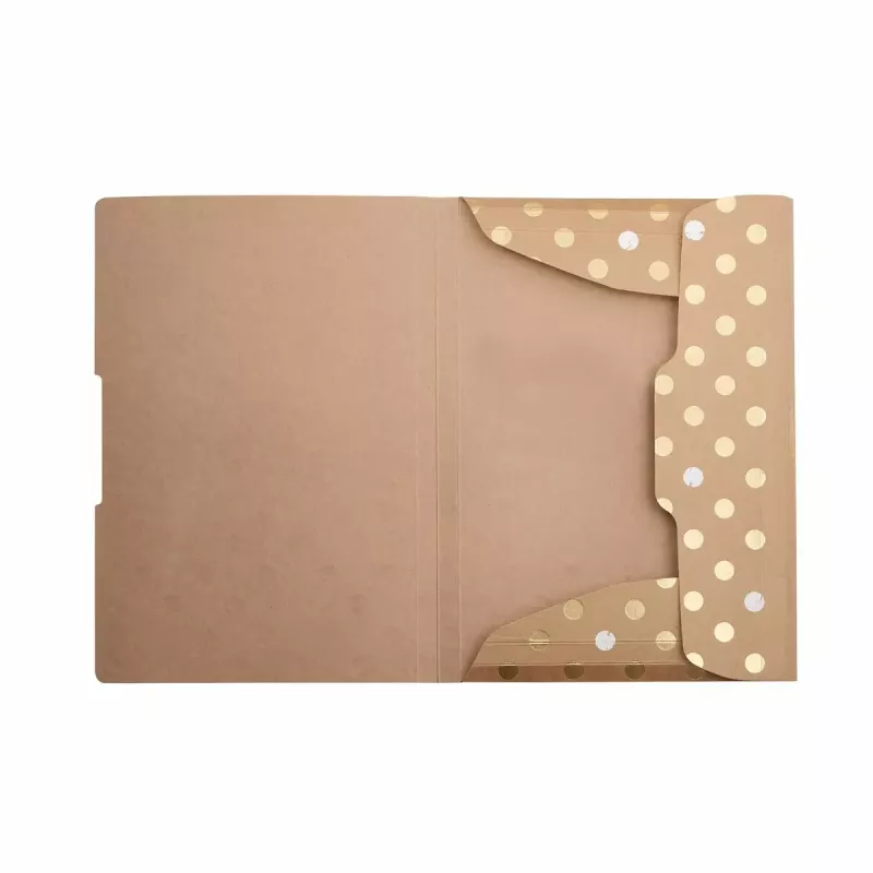 Conventionele archiefmap Herlitz Pure Glam karton goud A4