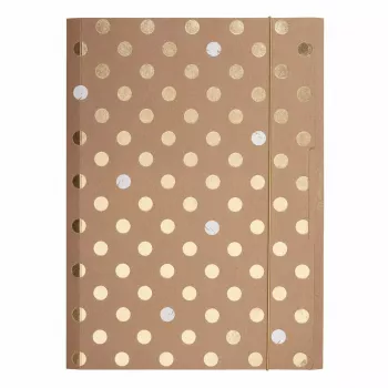 Conventionele archiefmap Herlitz Pure Glam karton goud A4