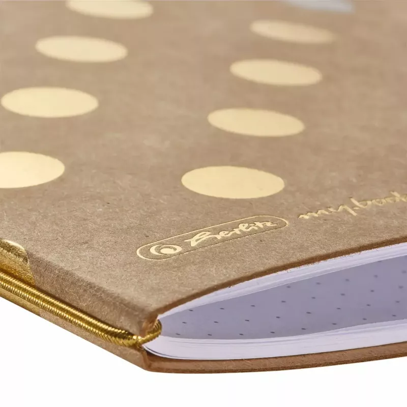 Schrift Herlitz Pure Glam A5 40 vel goud