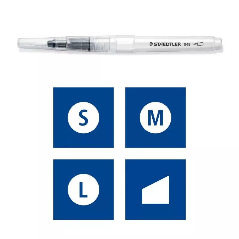 Penseelset Staedtler 949 4 stuks
