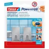 Handdoekhaak TESA 57066-00000 metallic binnen 2 stuks