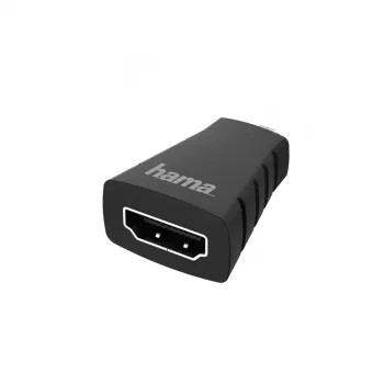 Hama 00200348 kabeladapter HDMI type D (micro) HDMI type A (standaard) zwart