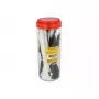 DeLOCK assortimentsdoos kabelbinders, 600 stuks, zwart/wit