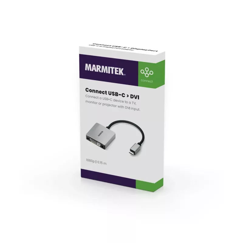 Marmitek Connect USB C to DVI - USB-C-naar-DVI-adapter