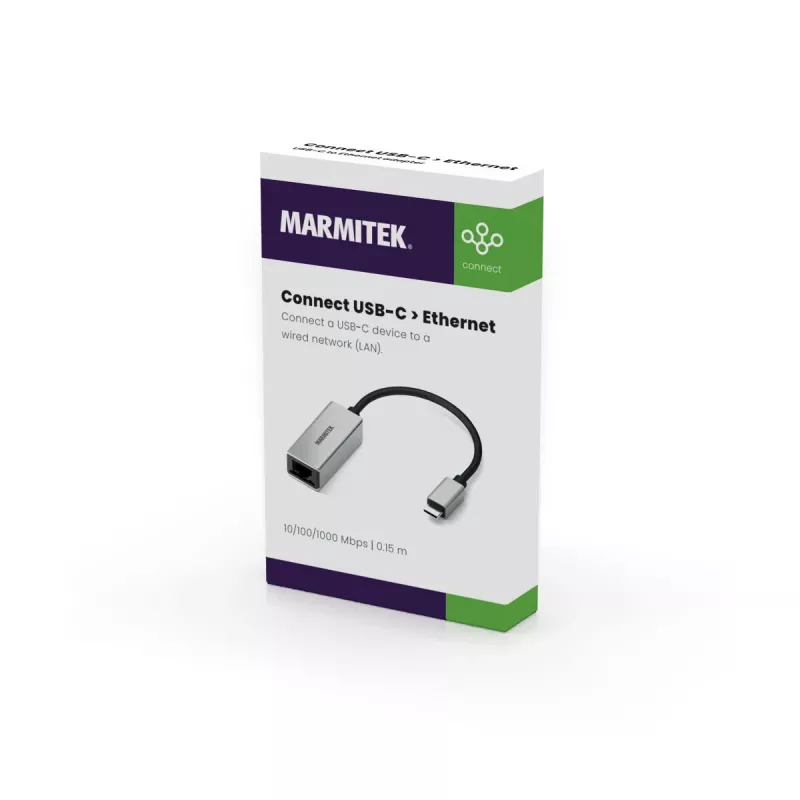 Marmitek Connect USB-C naar Ethernet-adapter 8373