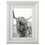 Enkele fotolijst Hama Canuto wit glas hout