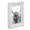 Enkele fotolijst Hama Canuto wit glas hout