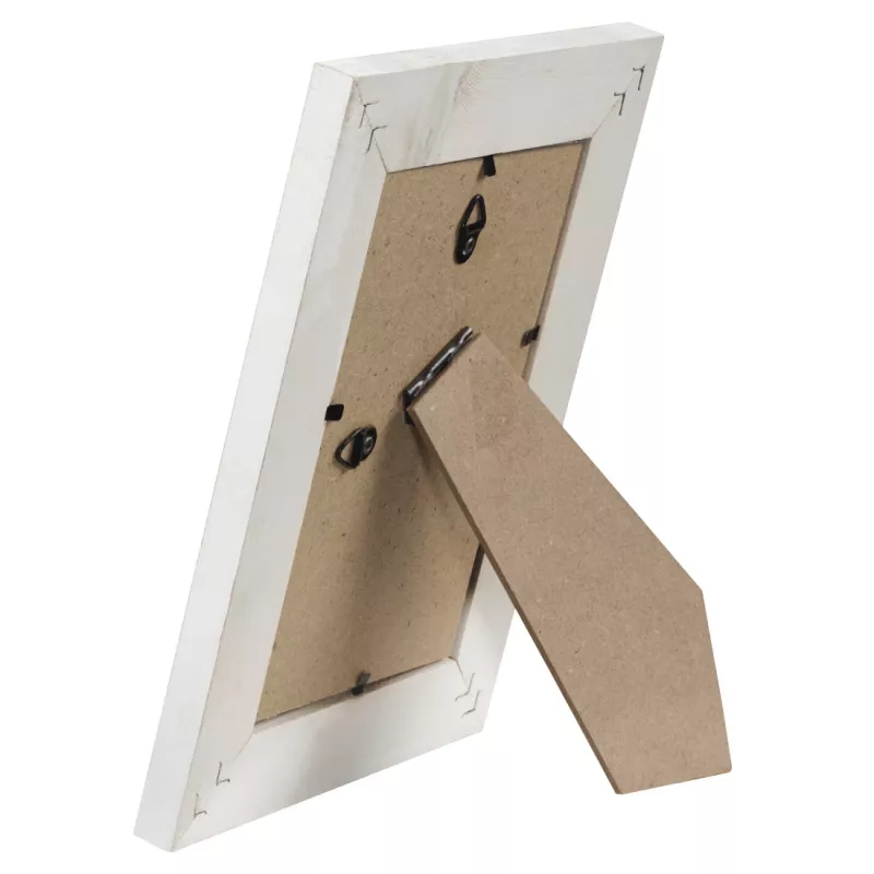 Enkele fotolijst Hama Canuto wit glas hout
