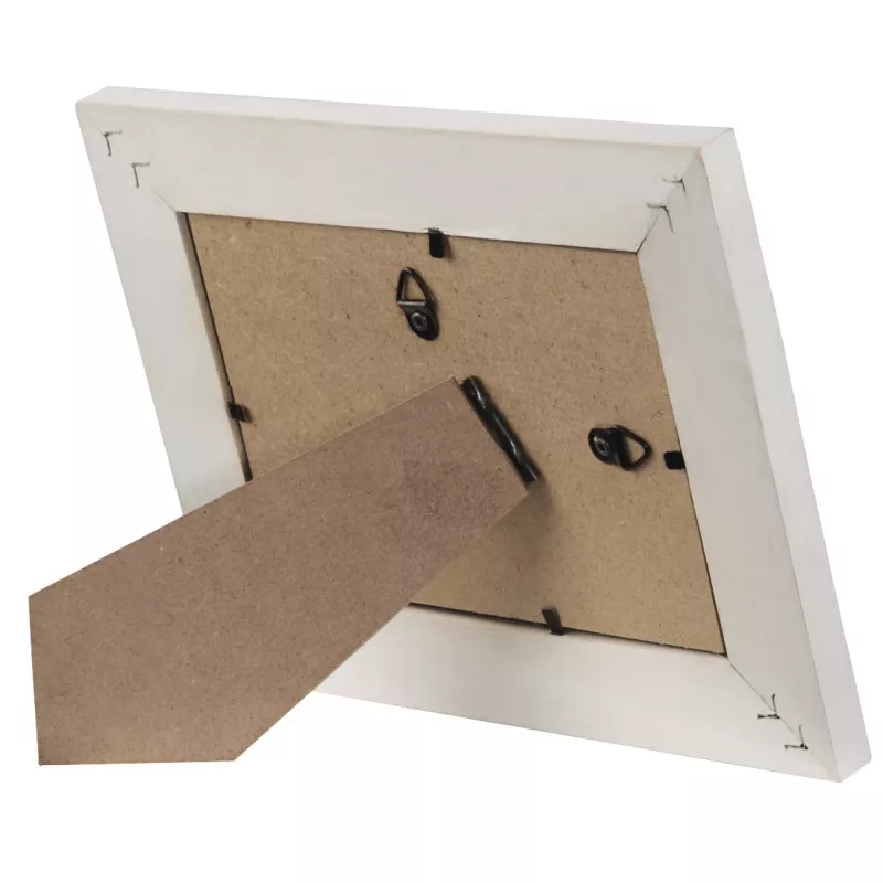 Enkele fotolijst Hama Canuto wit glas hout