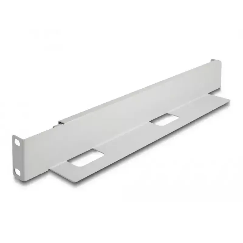 Montagebeugel DeLOCK 19 inch verstelbare lengte 368-600 mm grijs 2 stuks