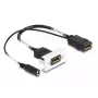DeLOCK Easy 45 DisplayPort 4K 60 Hz module met DC-voeding 2,1 x 5,5 mm