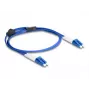 DeLOCK glasvezelkabel LC duplex naar LC duplex OS2 1 m